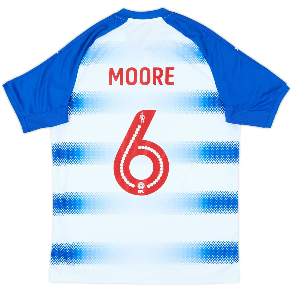 2017-18 Reading Home Shirt Moore #6 - 5/10 - (L)