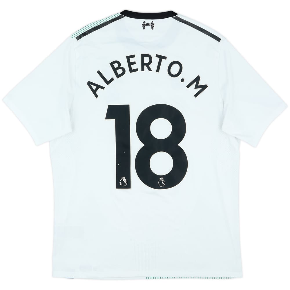 2017-18 Liverpool Away Shirt Alberto.M #18 - 6/10 - (M)