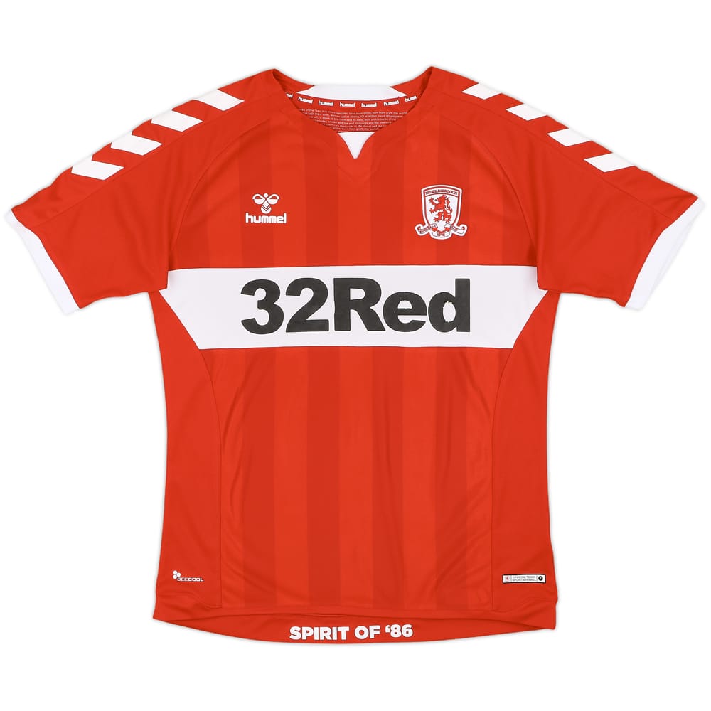 2018-19 Middlesbrough Home Shirt - 6/10 - (M)