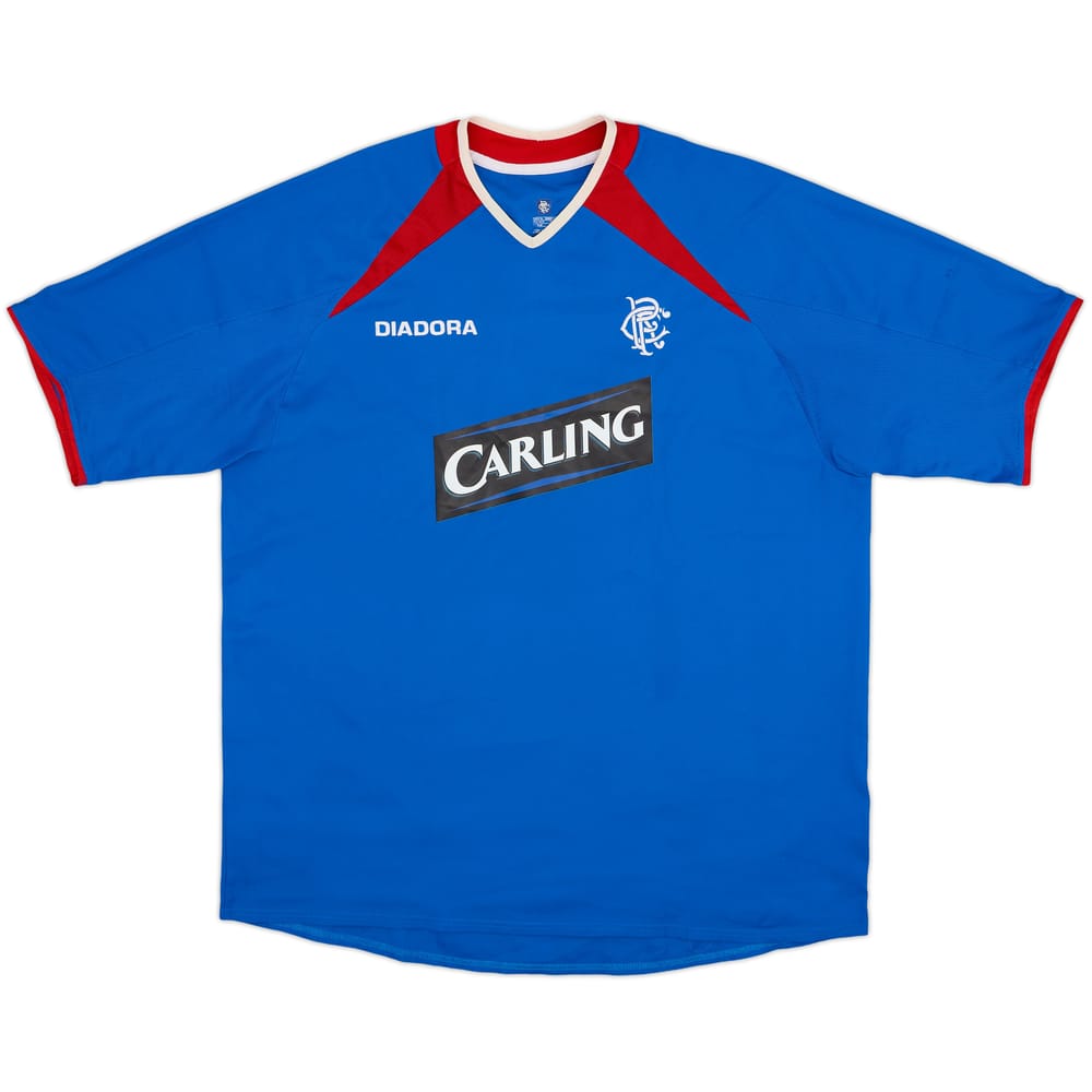 2003-05 Rangers Home Shirt - 8/10 - (XL)