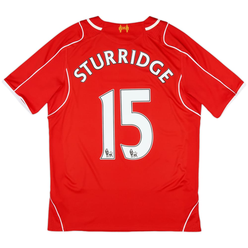 2014-15 Liverpool Home Shirt Sturridge #15 - 7/10 - (S)