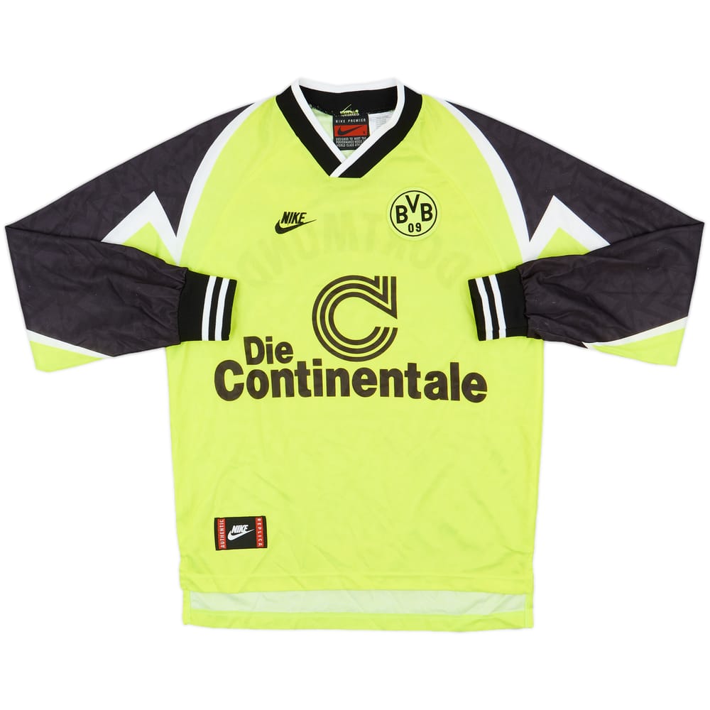 1995-96 Borussia Dortmund Home L/S Shirt - 10/10 - (S)