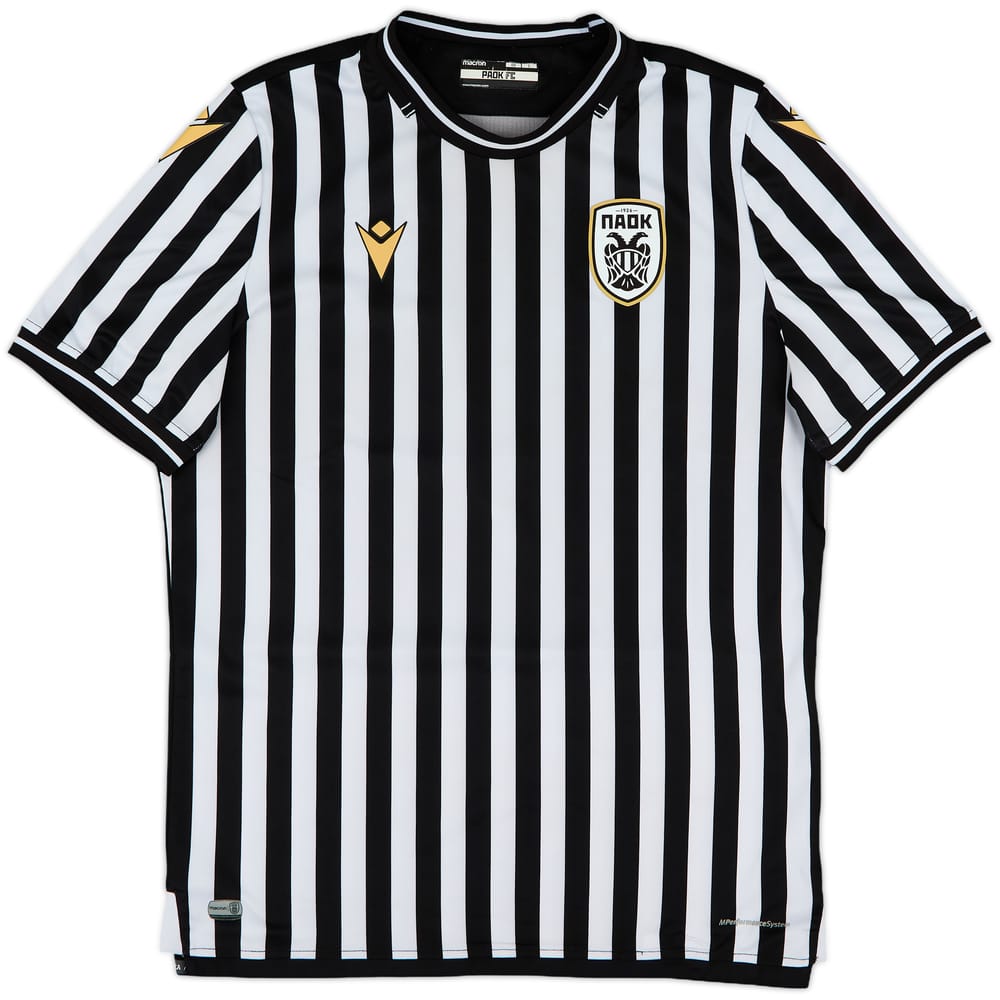 2020-21 PAOK Home Shirt - 8/10 - (L)