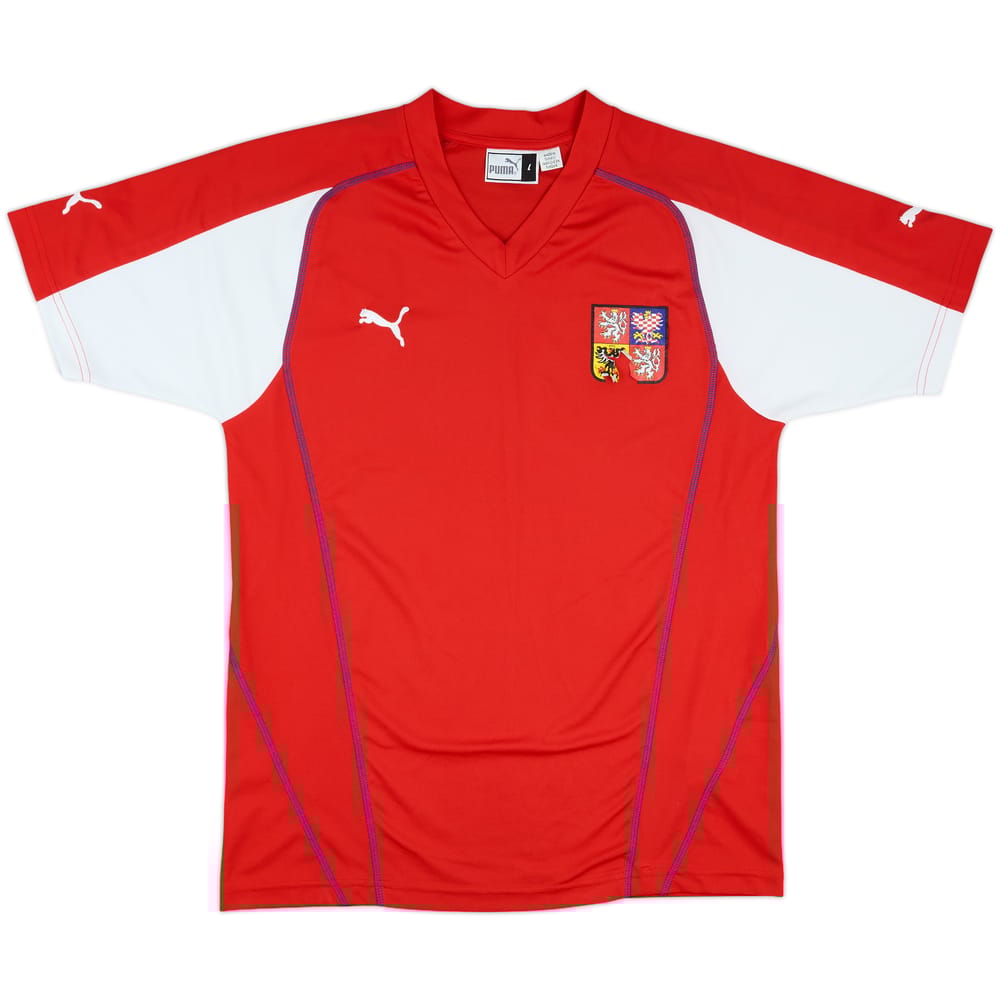 2003-04 Czech Republic Basic Home Shirt - 3/10 - (L)