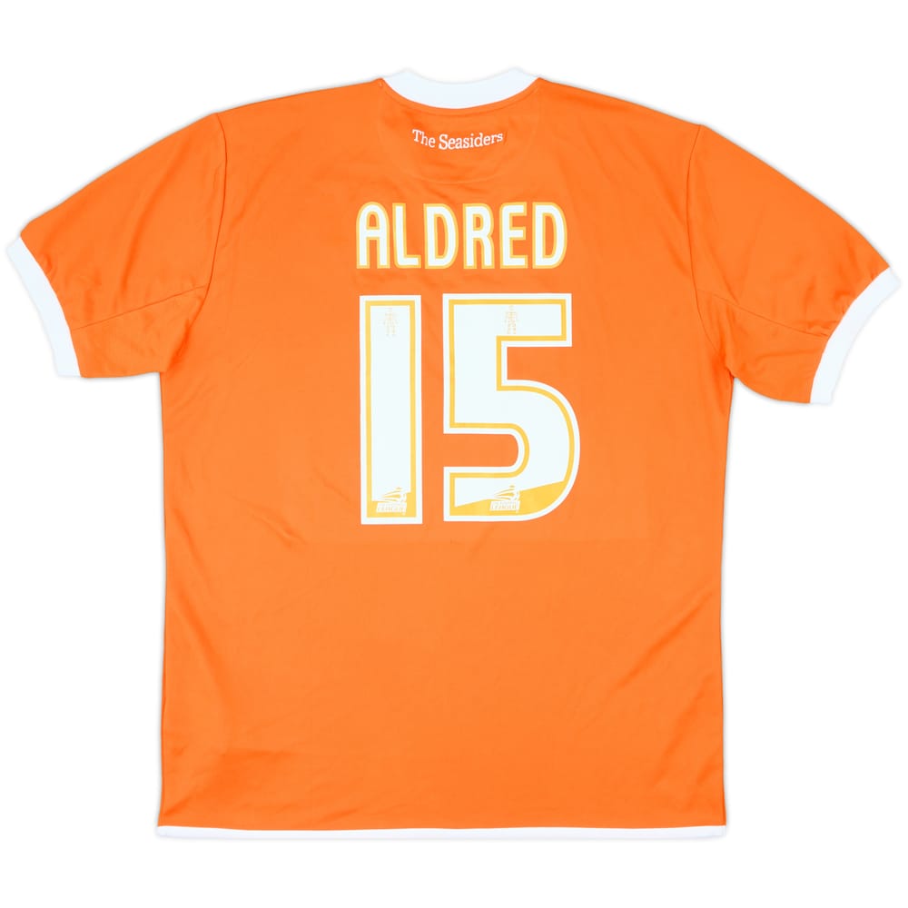 2013-15 Blackpool Home Shirt Aldred #15 - 8/10 - (XL)
