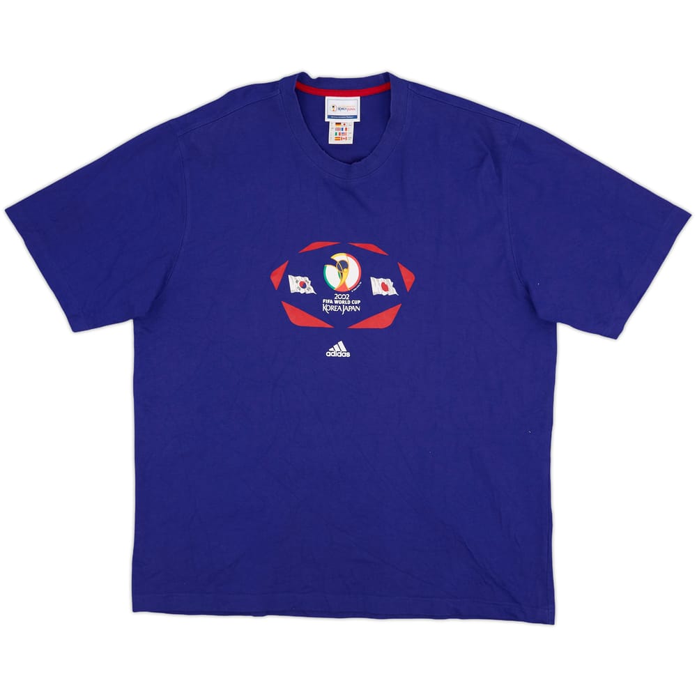 2002 Japan World Cup adidas Graphic Tee - 9/10 - (L)