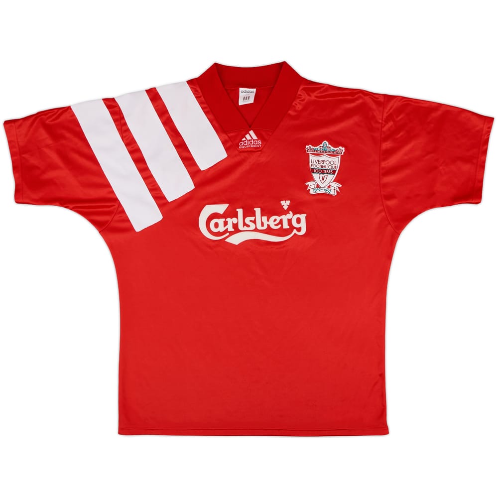 1992-93 Liverpool Centenary Home Shirt - 9/10 - (L/XL)