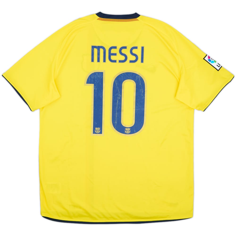 2008-10 Barcelona Away Shirt Messi #10 - 6/10 - (L)