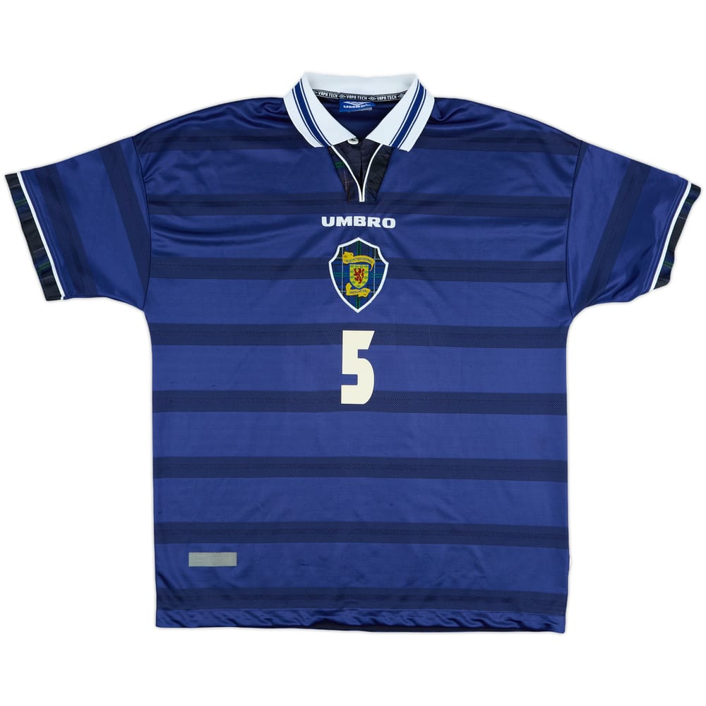 1998-00 Scotland Home Shirt #5 - 7/10 - (XXL)