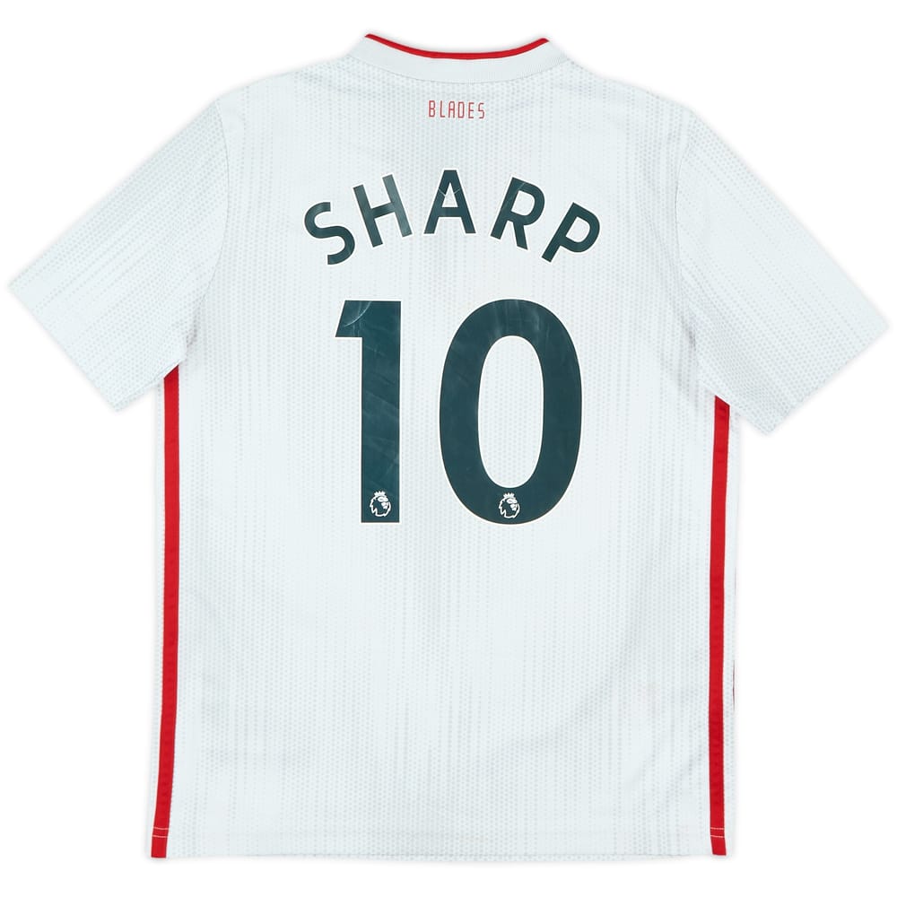 2019-20 Sheffield United Away Shirt Sharp #10 - 5/10 - (M.Boys)