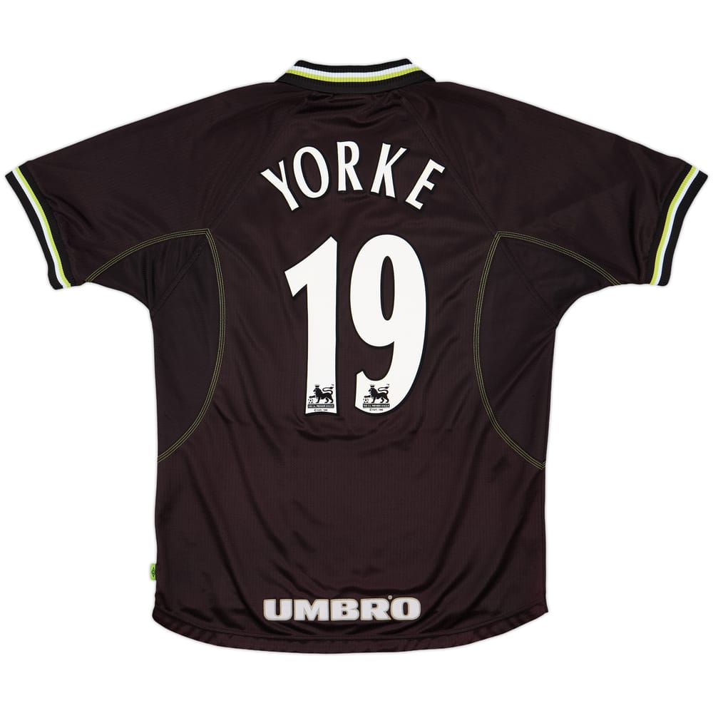 1998-99 Manchester United Third Shirt Yorke #19 - 8/10 - (L)