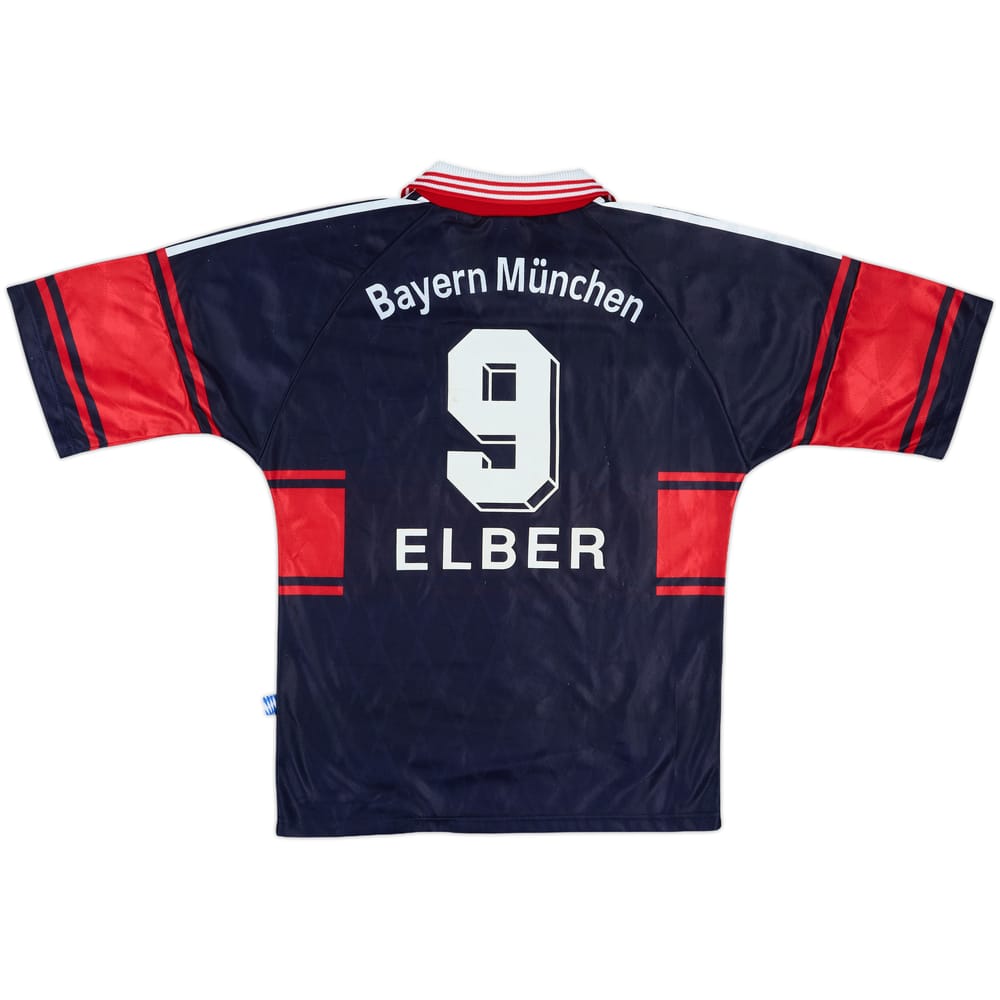 1997-99 Bayern Munich Home Shirt Elber #9 - 8/10 - (S)