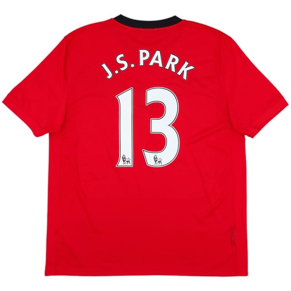 2009-10 Manchester United Home Shirt J.S.Park #13 - 8/10 - (L)