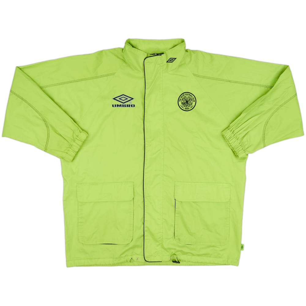 1998-99 Celtic Umbro Hooded Rain Jacket - 8/10 - (M)