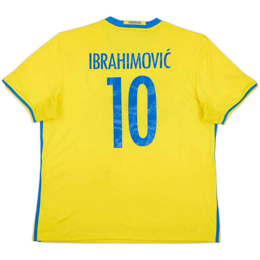 2016-17 Sweden Home Shirt Ibrahimovic #10 - 5/10 - (XL)