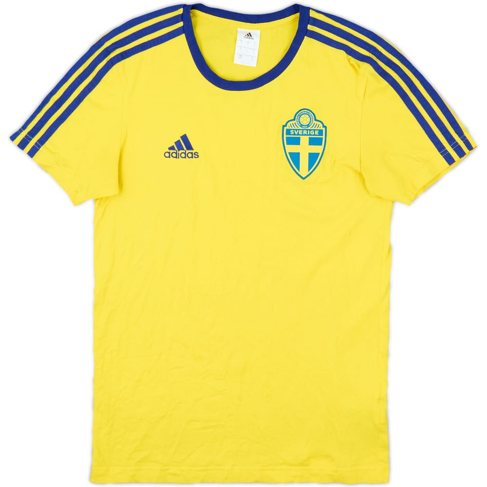 2018-19 Sweden adidas Cotton Tee - 8/10 - (S)