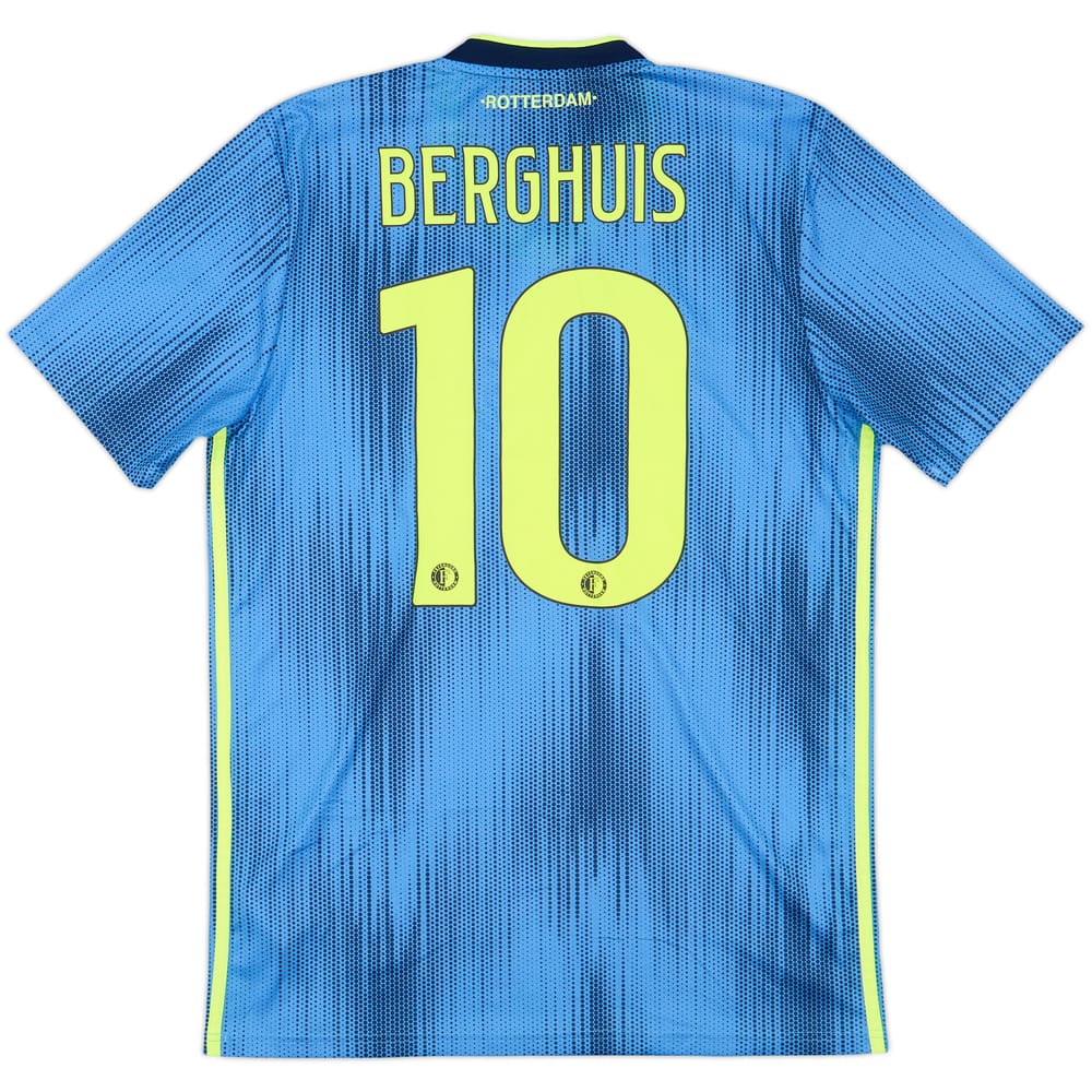 2019-20 Feyenoord Away Shirt Berghuis #10 - 9/10 - (M)