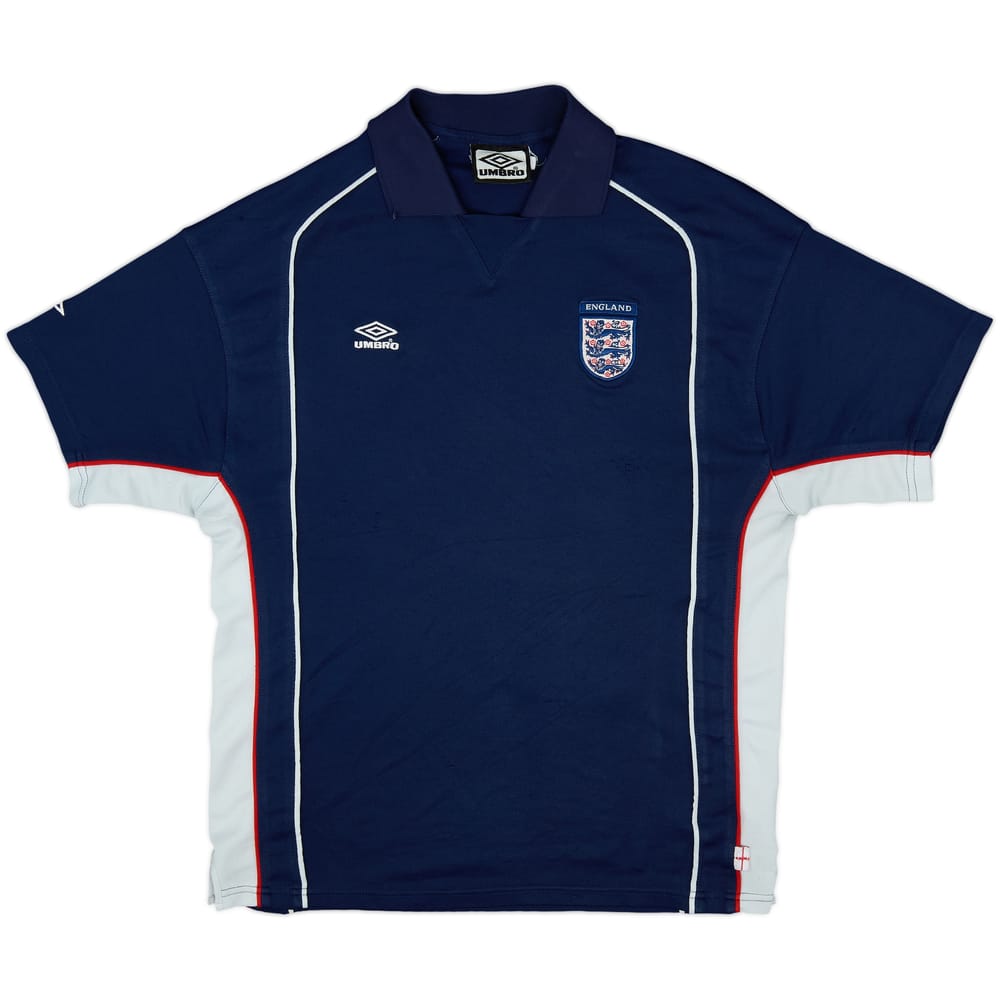 2002-03 England Umbro Polo Shirt - 9/10 - (L)