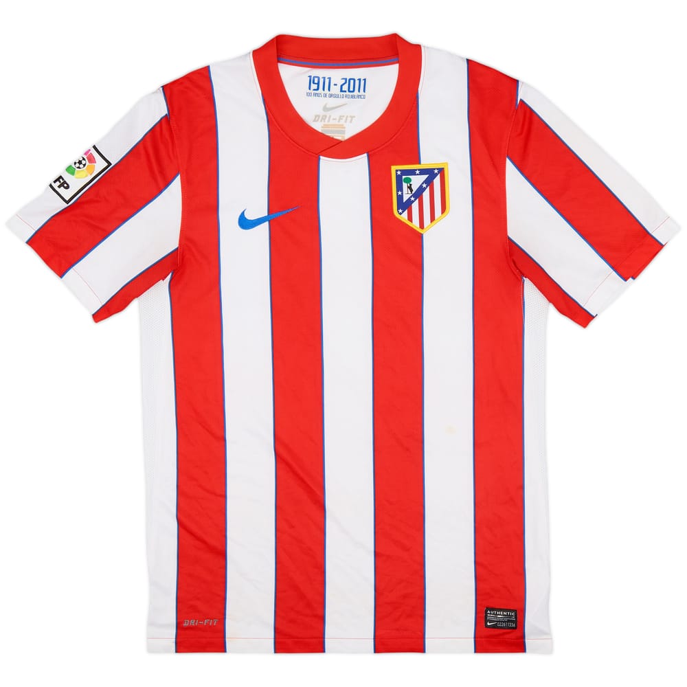 2011-12 Atletico Madrid Home Shirt - 7/10 - (S)