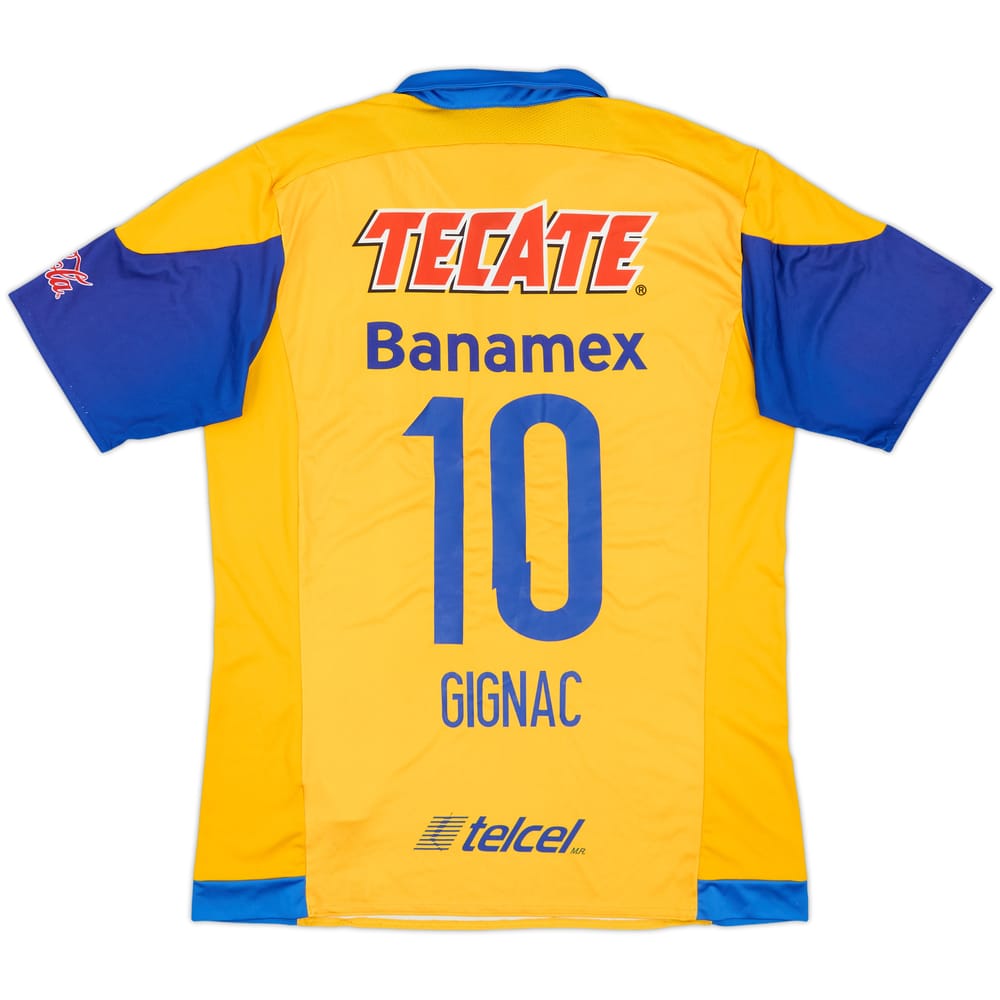 2015-16 Tigres UNAL Home Shirt Gignac #10 - 8/10 - (L)