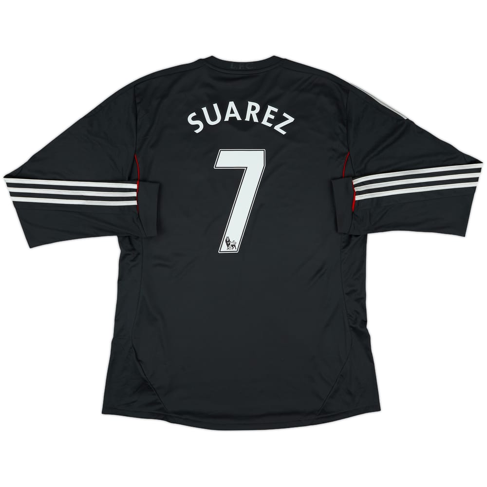 2011-12 Liverpool Away L/S Shirt Suarez #7 - 5/10 - (XL)