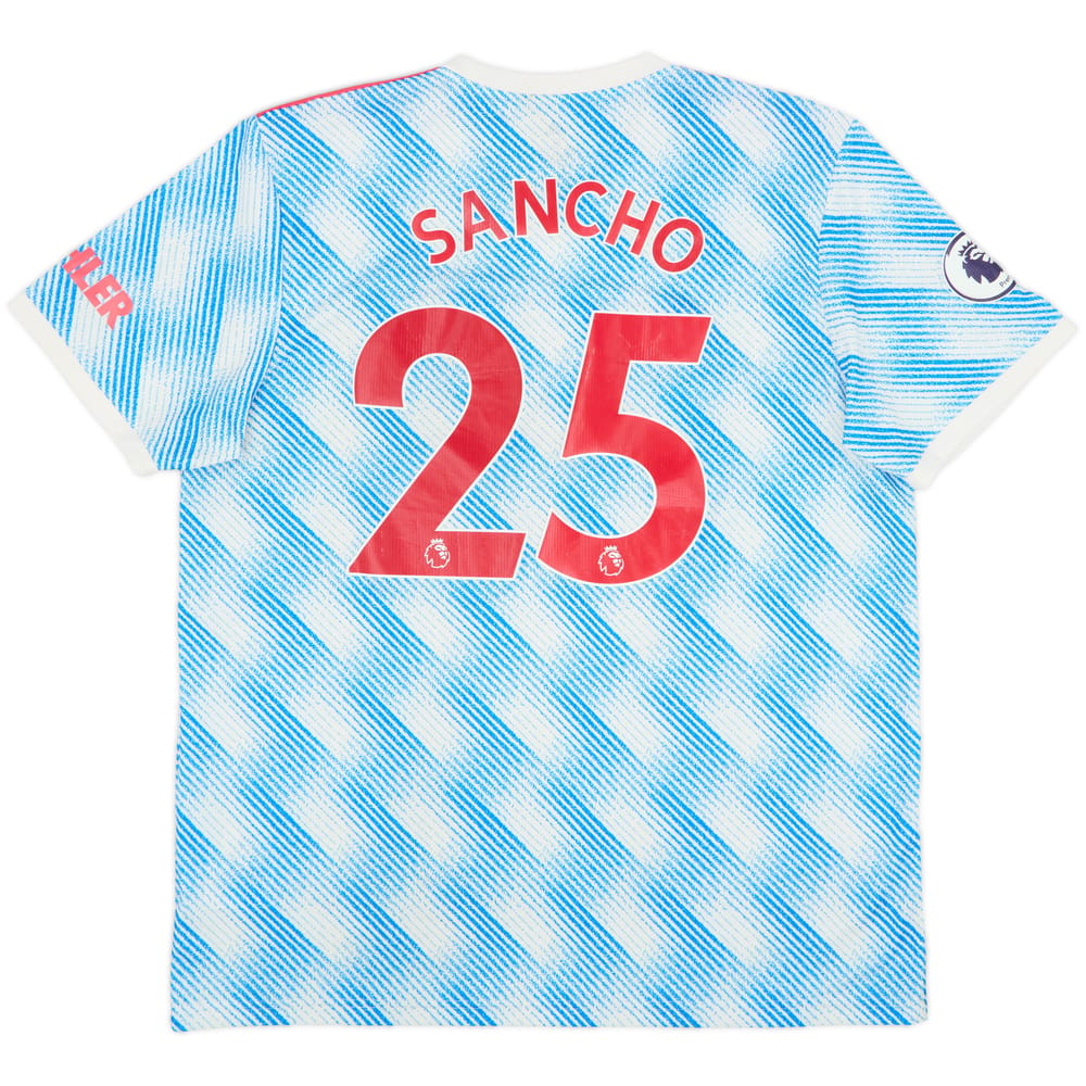 2021-22 Manchester United Away Shirt Sancho #25 - 6/10 - (XL)
