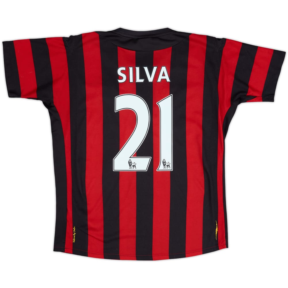 2011-12 Manchester City Away Shirt Silva #21 - 5/10 - (L)
