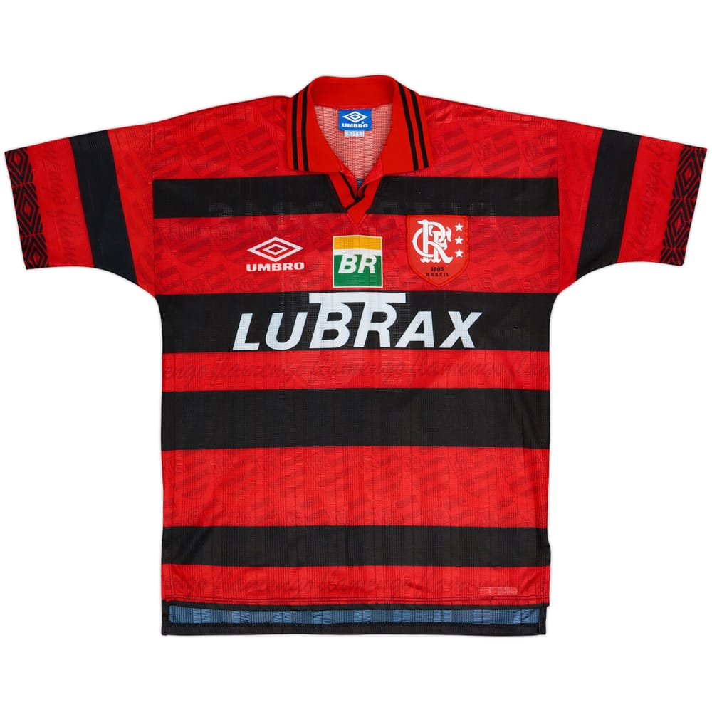 1996-97 Flamengo Home Shirt #10 - 9/10 - (XL)