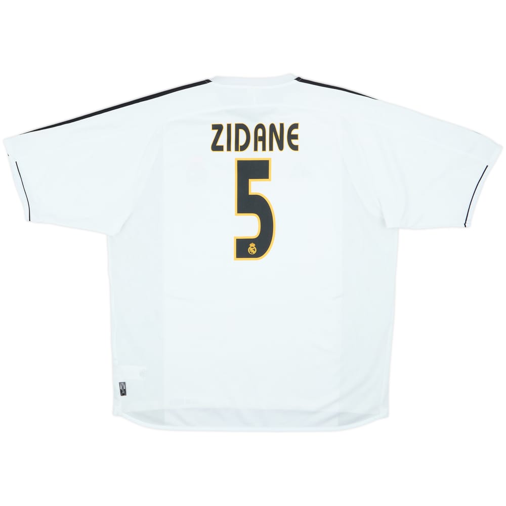 Camiseta de local del Real Madrid 2003-04 Zidane #5 - 7/10 - (XXL)