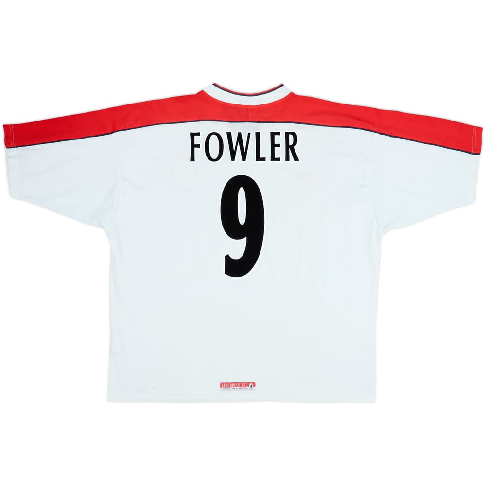 1998-99 Liverpool Away Shirt Fowler #9 - 8/10 - (XXL)