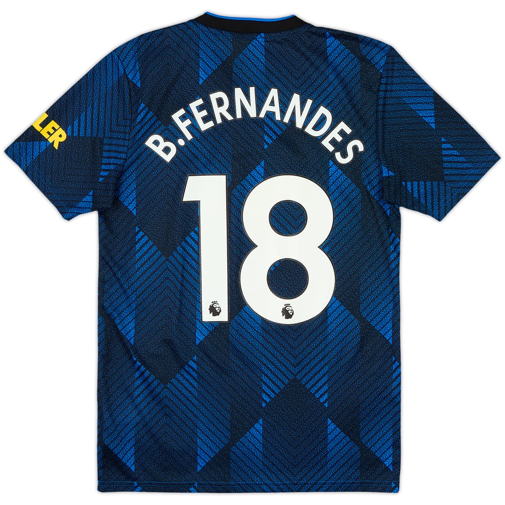 2021-22 Manchester United Third Shirt B.Fernandes #18 - 10/10 - (S)