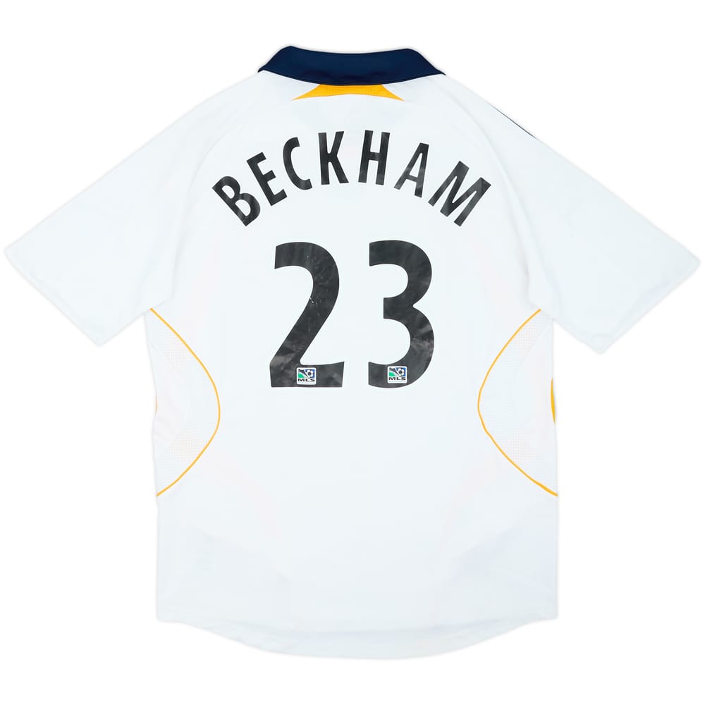 2007-08 LA Galaxy Home Shirt Beckham #23 - 4/10 - (M)