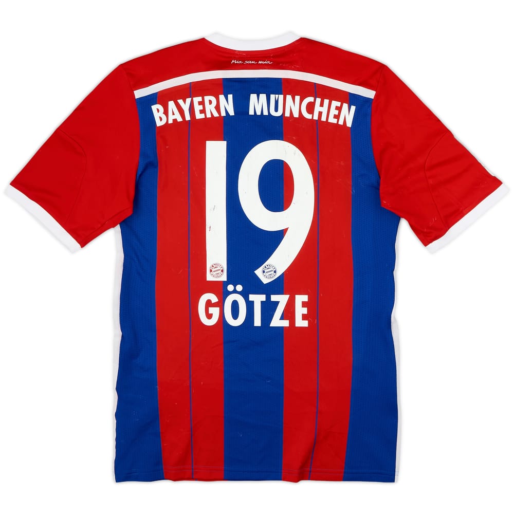 2014-15 Bayern Munich Home Shirt Gotze #19 - 5/10 - (S)