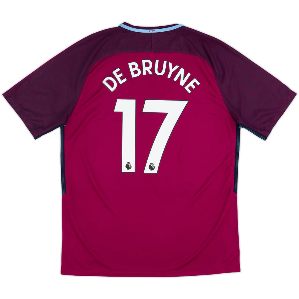 2017-18 Manchester City Camiseta de visitante De Bruyne #17 - 9/10 - (XL)
