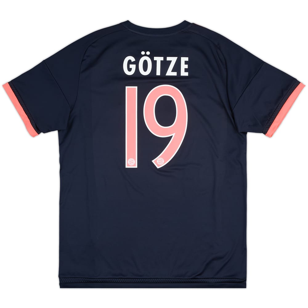 Camiseta de la tercera equipación del Bayern Munich 2015-16 Gotze #19 - 7/10 - (L)