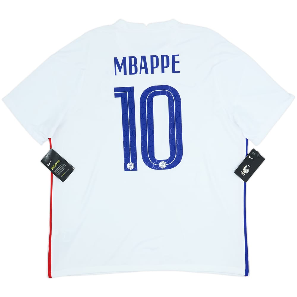 2020-21 France Away Shirt Mbappe #10 (XL)