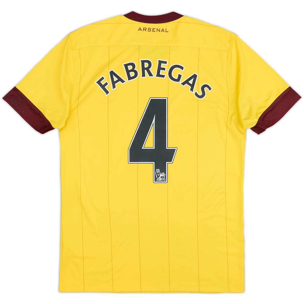 2010-13 Arsenal Away Shirt Fabregas #4 - 6/10 - (S)