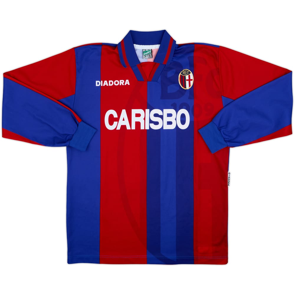 1996-97 Bologna Home L/S Shirt - 9/10 - (L)