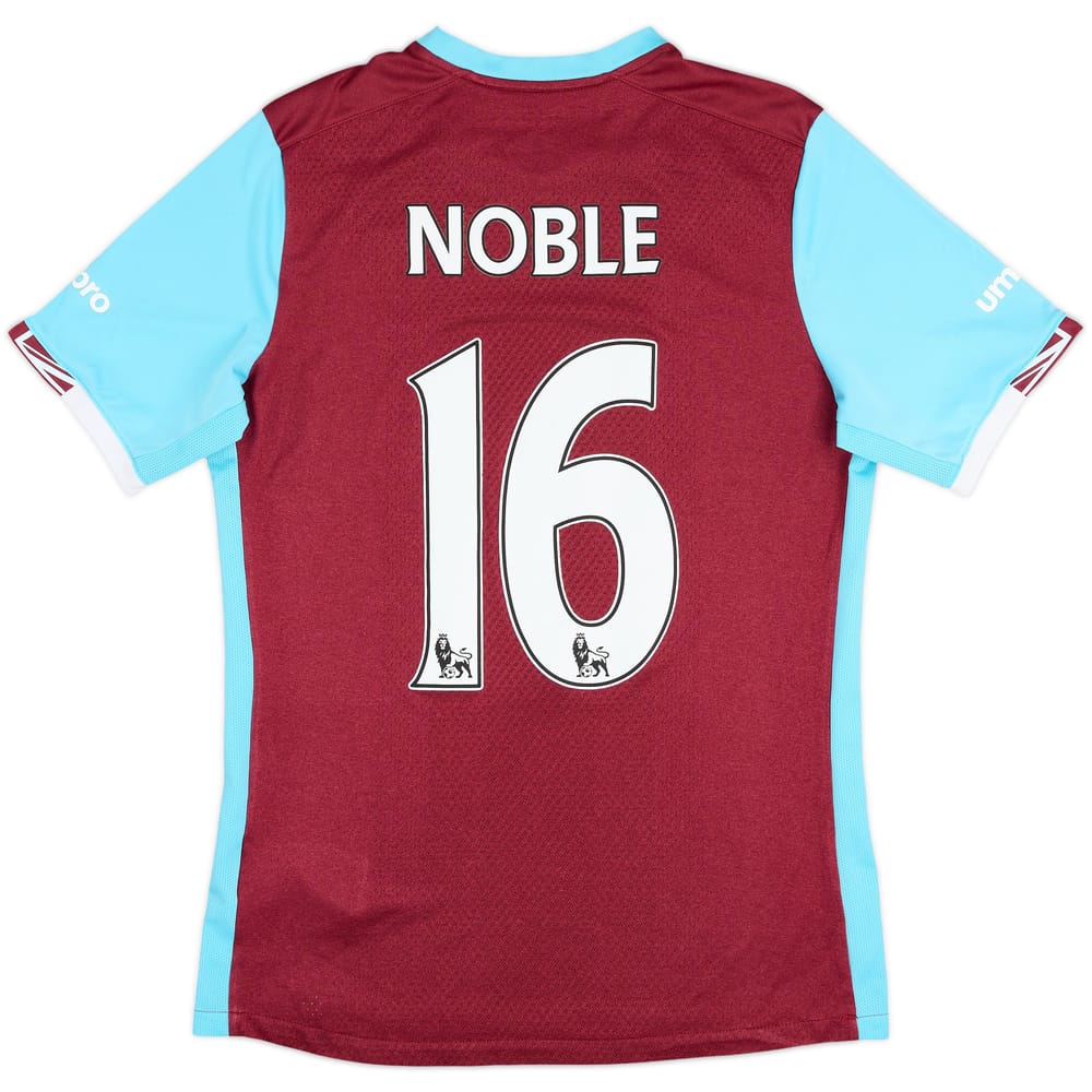 2016-17 West Ham Home Shirt Noble #16 - 6/10 - (M)