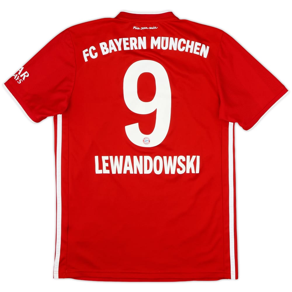2020-21 Bayern Munich Home Shirt Lewandowski #9 - 6/10 - (S)