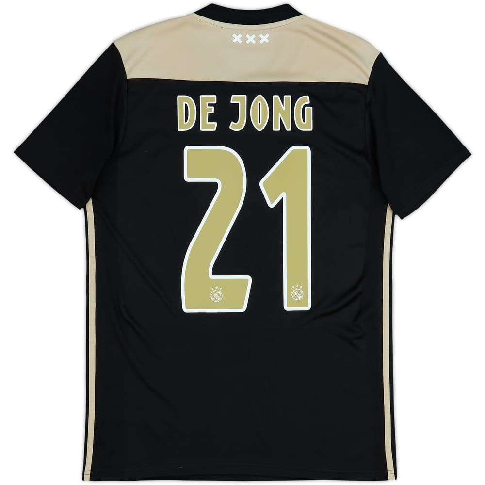 2018-19 Ajax Away Shirt De Jong #21 - 7/10 - (S)