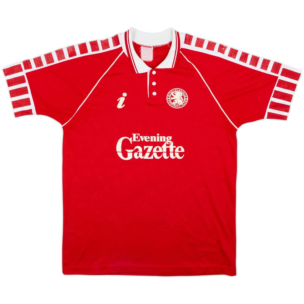 1990-92 Middlesbrough Home Shirt - 6/10 - (M)