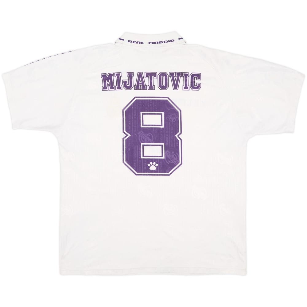 Camiseta de local del Real Madrid 1994-96 Mijatovic #8 - 8/10 - (L)