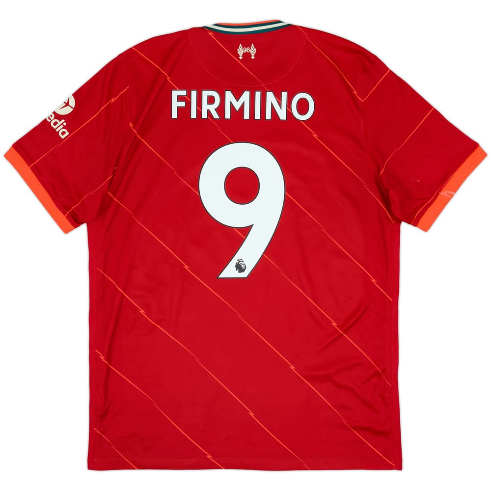 2021-22 Liverpool Home Shirt Firmino #9 - 6/10 - (L)
