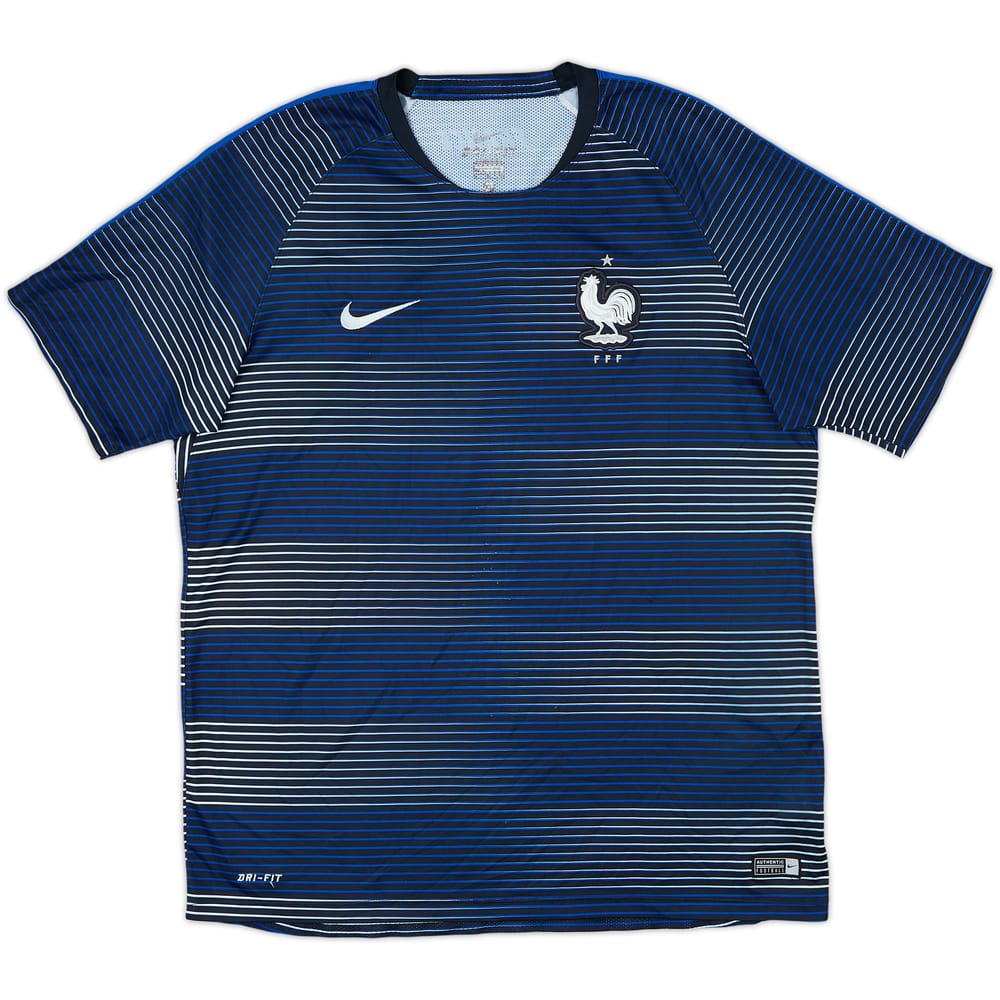 2016-18 France Nike Training Shirt - 6/10 - (XL)