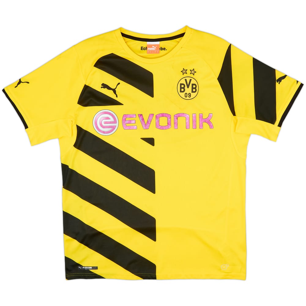 2014-15 Borussia Dortmund Home Shirt - 4/10 - (L)