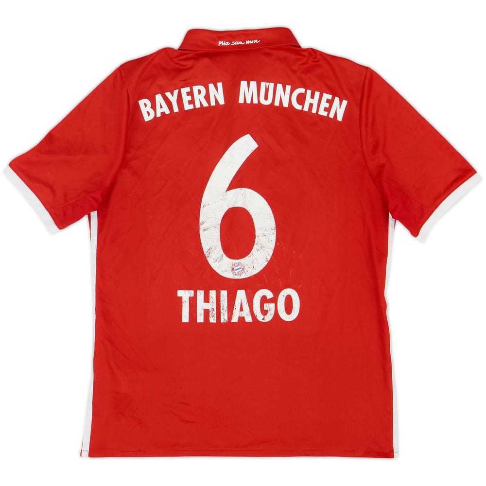 2016-17 Bayern Munich Home Shirt Thiago #6 - 4/10 - (XL.Boys)