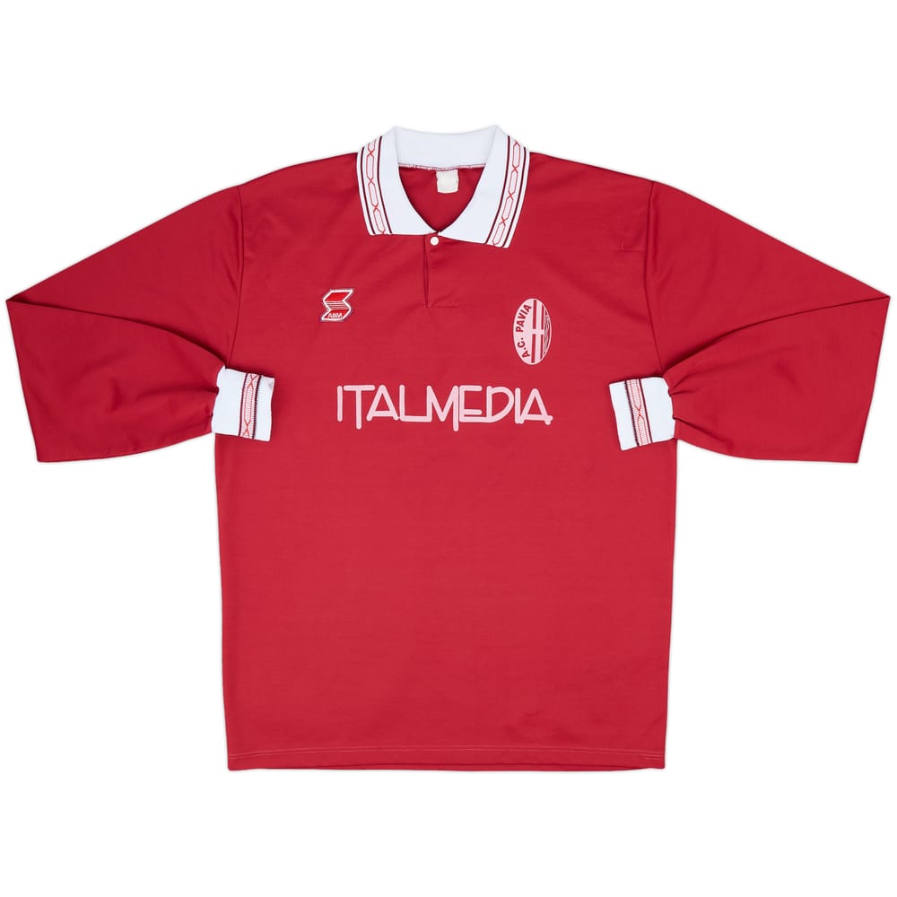 1994-95 Pavia Home L/S Shirt #8 - 8/10 - (L)