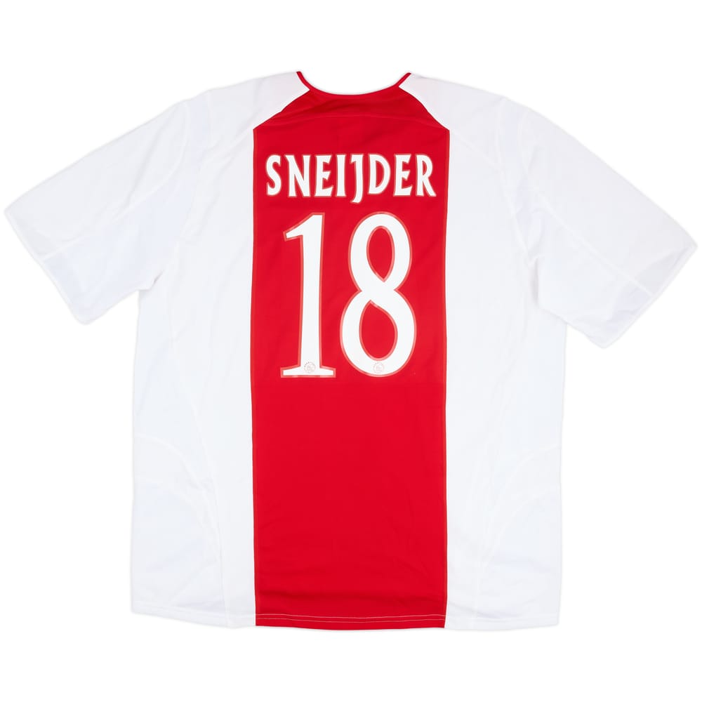 2005-06 Ajax Home Shirt Sneijder #18 - 8/10 - (XXL)