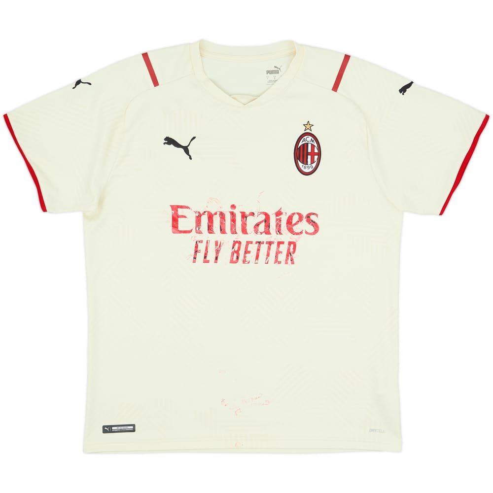 2021-22 AC Milan Away Shirt - 4/10 - (L)